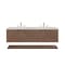 James Martin Vanities Marcello 72in Double Vanity, Chestnut w/ 3 CM Eternal Jasmine Pearl Top D200-V72-CSN-3EJP - alternate 2